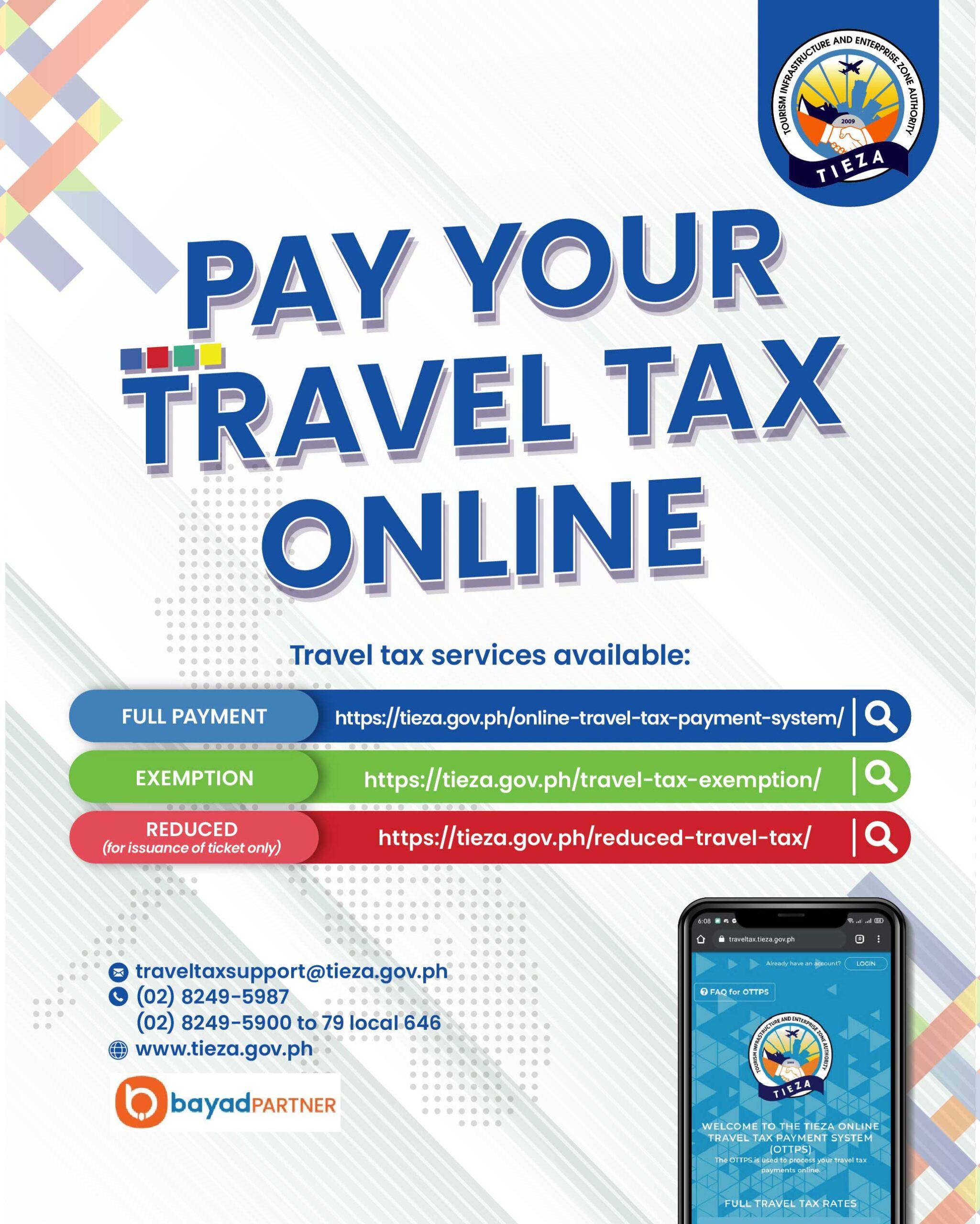 Can I Pay Travel Tax Online Can I Pay Travel Tax Online