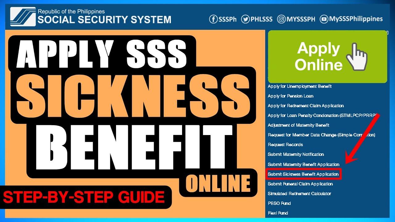 How To Apply Sickness Benefit In Sss Online For Covid How To Apply Sickness Benefit In Sss Online For Covid