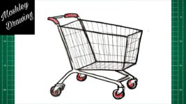 Grocery Cart Drawing