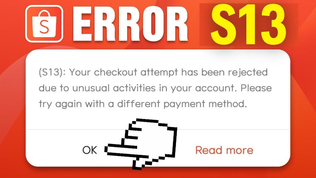 Shopee Your Checkout Attempt