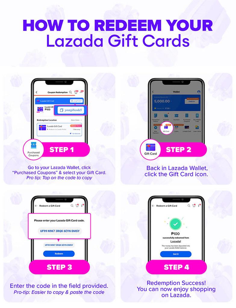 Lazada Gift Card Redeem Lazada Gift Card Redeem