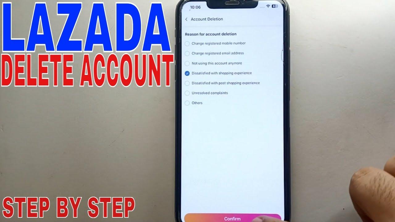 How To Delete Lazada Account How To Delete Lazada Account