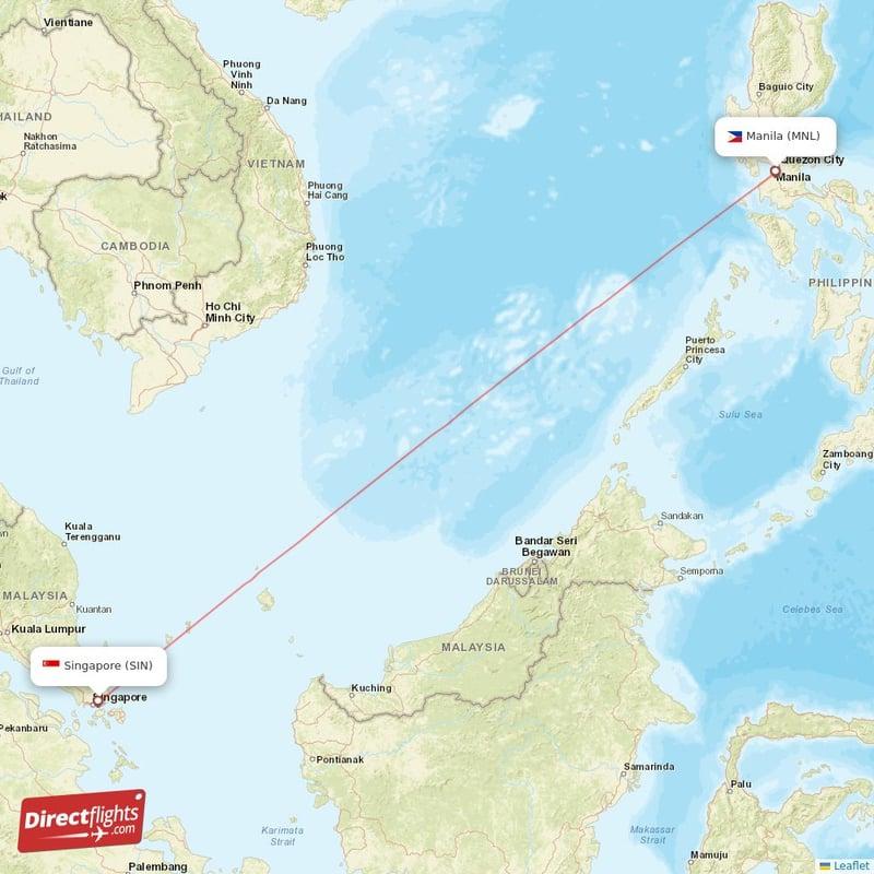Singapore to Manila flight duration