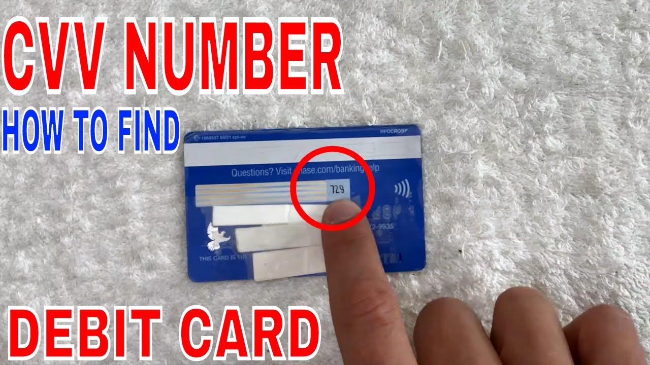 cvv number debit card online